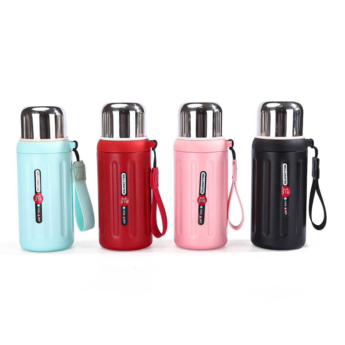 20 Oz Vintage Roman Column Insulated Water Bottle